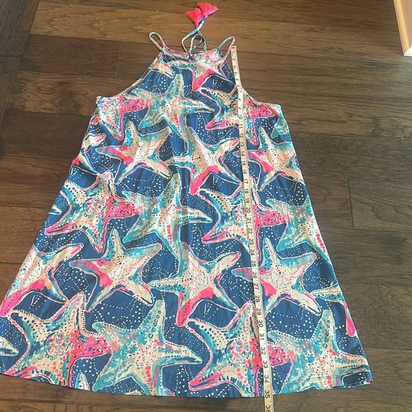 Lilly Pulitzer Margot Swing Dress in Indigo Star Struck Sz M - Picture 12 of 13